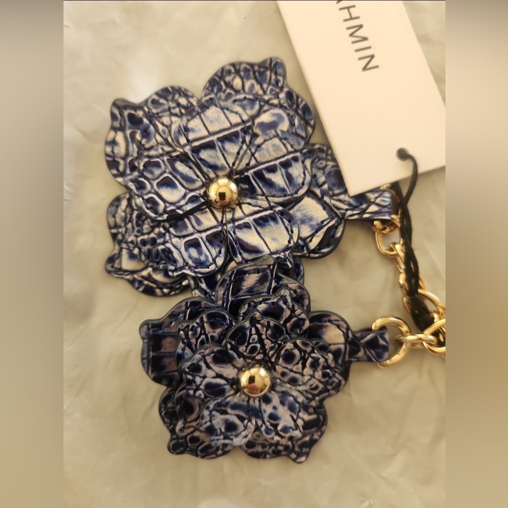 Brahmin Charm tassel Coastal Blue